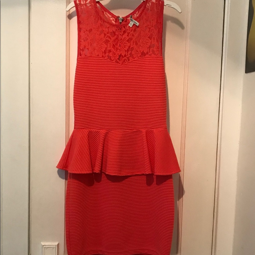 Corel Peplum Dress!
